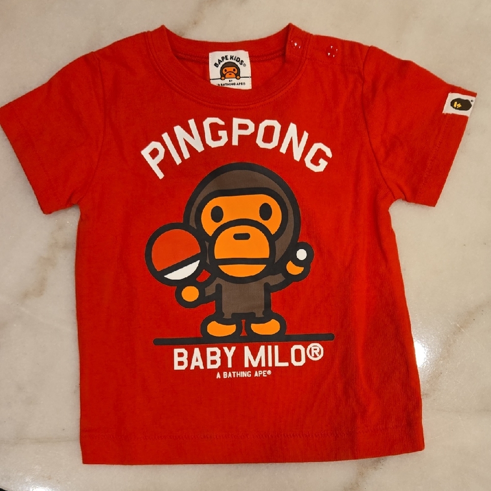 BABY MILO, Kids BAPE, 80CM, RED